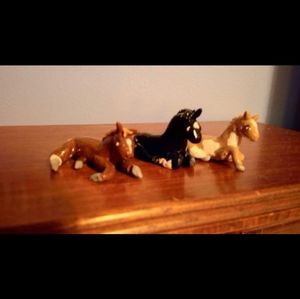 Custom painted clay horses!!